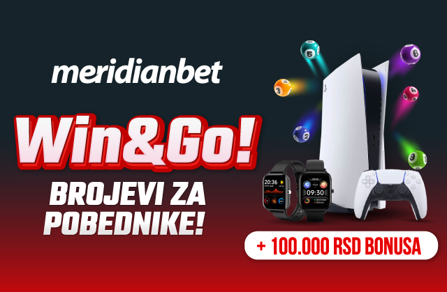 NOVA TAKMIČARSKA GROZNICA U MERIDIANU: Priključi se takmičenju Win&Go i osvoji Sony PS 5, Smartwatch i brojne bonuse!