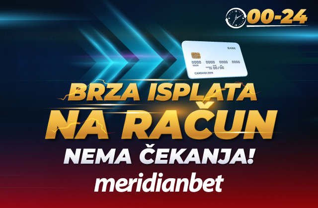 Najbrži i najlakši način isplate dobitaka – BRZA ISPLATA NA RAČUN U MERIDIANU!