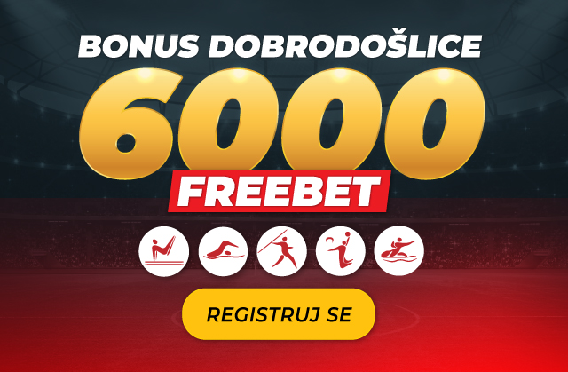 Bonus za letnji spektakl: Registruj se i preuzmi 6.000 freebet-ova!