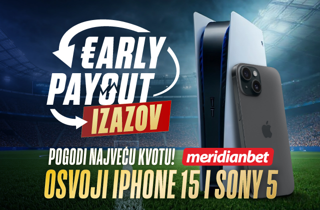 Vreme je za Ligu šampiona: Pogodi najjaču kvotu i osvoji iPhone 15 i SONY PLAYSTATION 5!