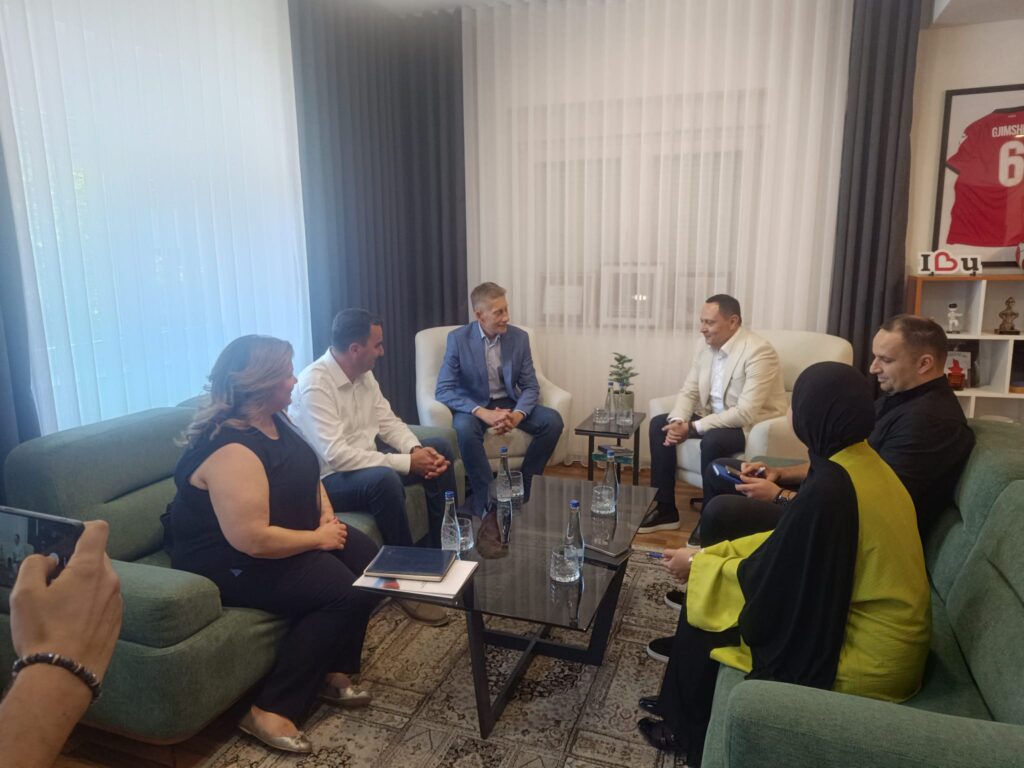 Председник Координационог тела Александар Мартиновић у посети Бујановцу